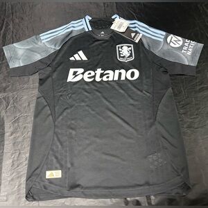 Aston Villa Pro Away Shirt 2025/26 adidas Heat RDY Digne 12 Jersey Men's Med New